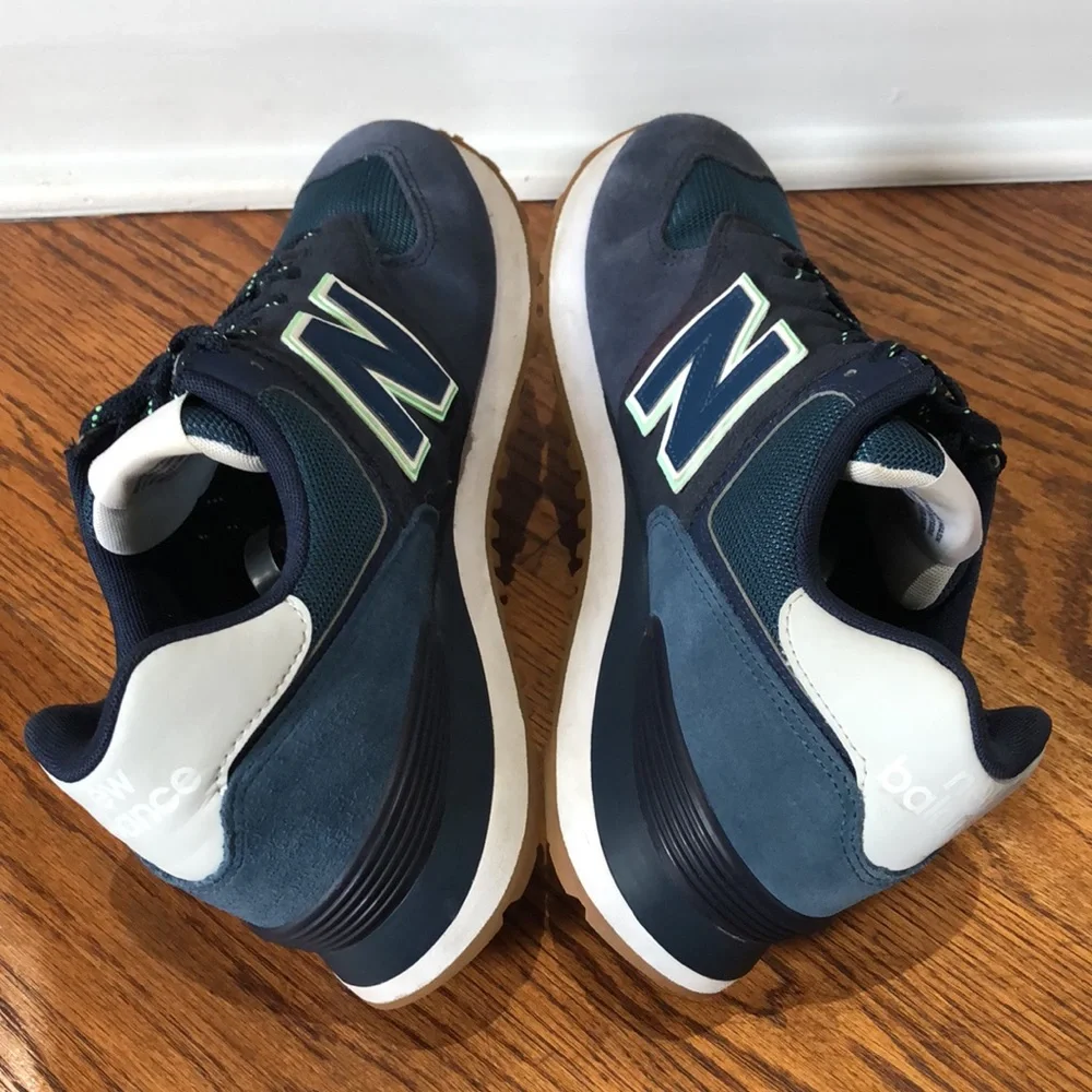 NEW BALANCE 574 'Natural Indigo' Men’s Size 11 in Preloved Condition! - Picture 6 of 9